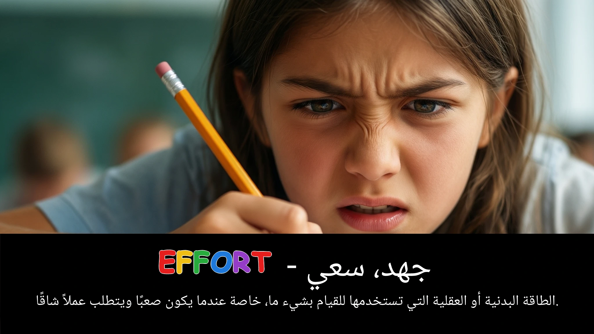 Arabic Illustration for effort